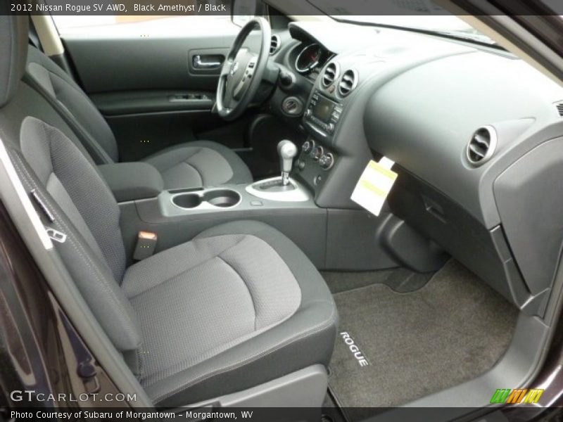 Black Amethyst / Black 2012 Nissan Rogue SV AWD