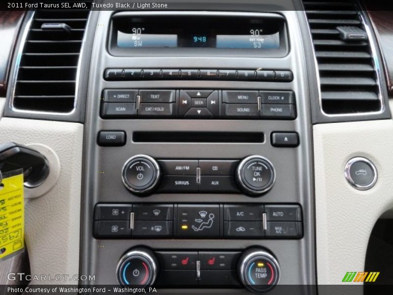 Tuxedo Black / Light Stone 2011 Ford Taurus SEL AWD