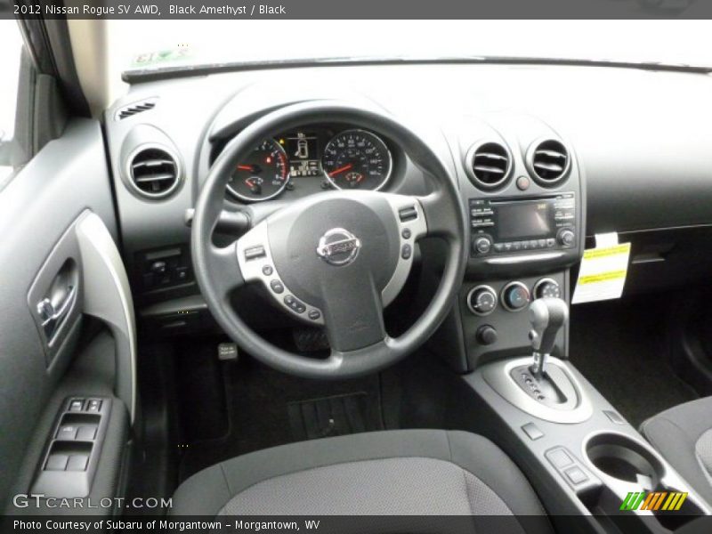 Black Amethyst / Black 2012 Nissan Rogue SV AWD