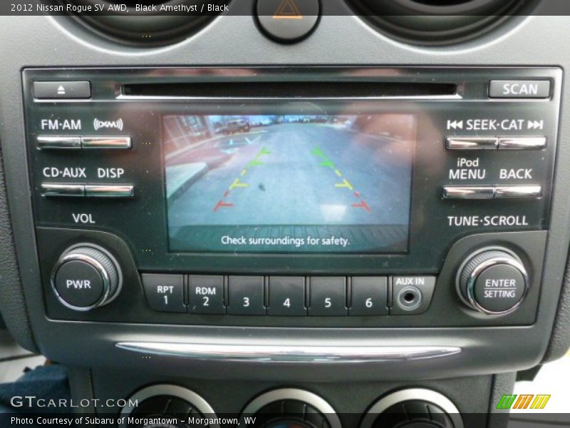 Black Amethyst / Black 2012 Nissan Rogue SV AWD