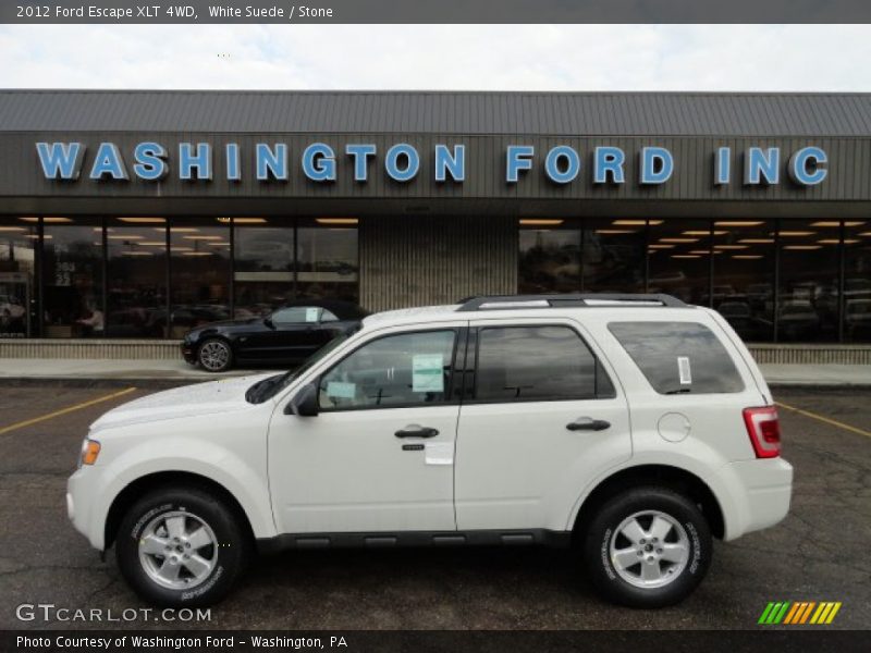 White Suede / Stone 2012 Ford Escape XLT 4WD