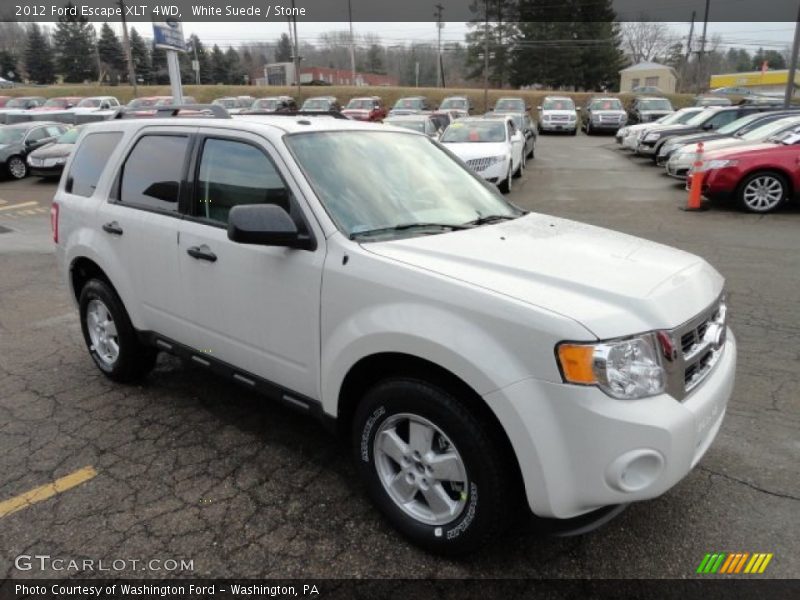 White Suede / Stone 2012 Ford Escape XLT 4WD