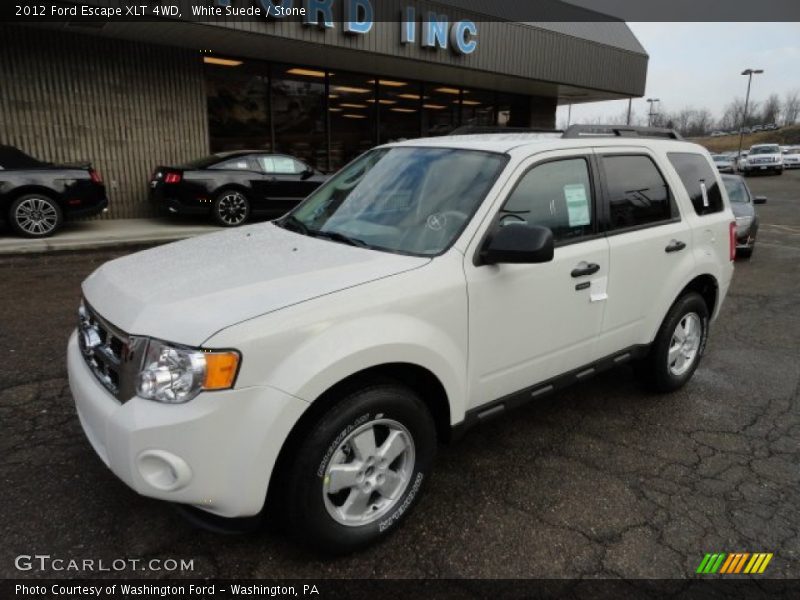White Suede / Stone 2012 Ford Escape XLT 4WD