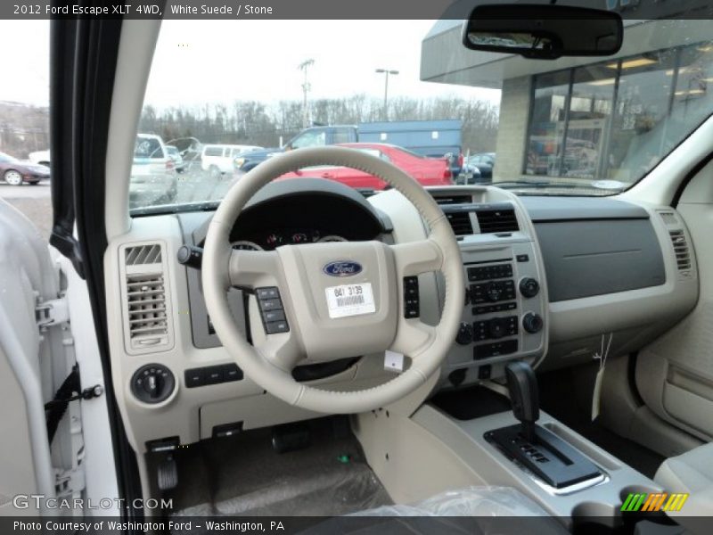 White Suede / Stone 2012 Ford Escape XLT 4WD