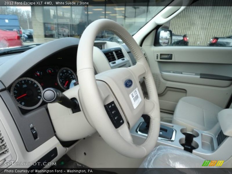 White Suede / Stone 2012 Ford Escape XLT 4WD
