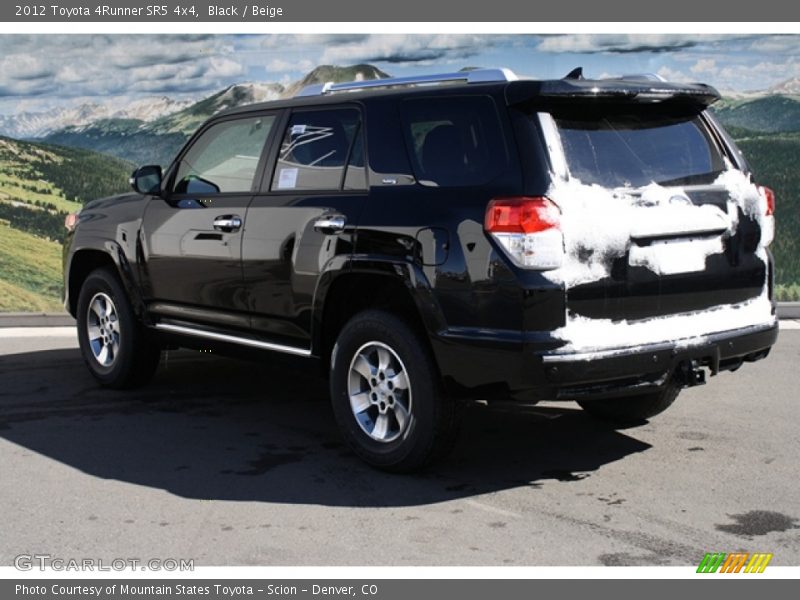 Black / Beige 2012 Toyota 4Runner SR5 4x4