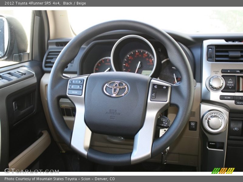 Black / Beige 2012 Toyota 4Runner SR5 4x4