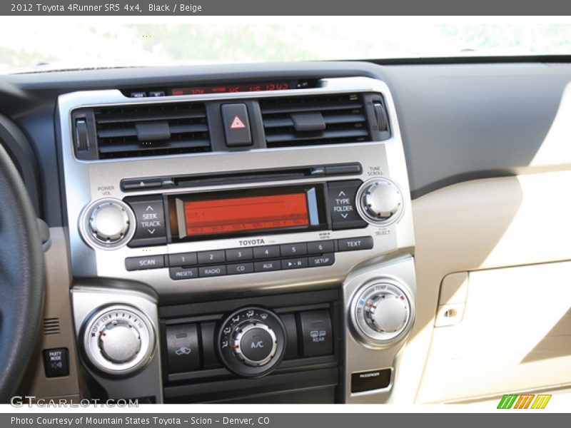 Black / Beige 2012 Toyota 4Runner SR5 4x4