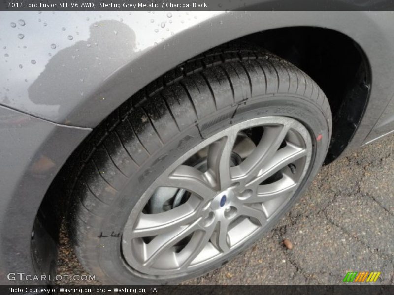 Sterling Grey Metallic / Charcoal Black 2012 Ford Fusion SEL V6 AWD