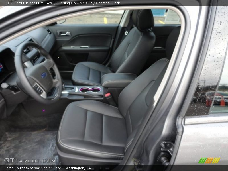  2012 Fusion SEL V6 AWD Charcoal Black Interior