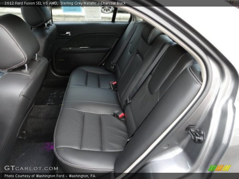 Rear Seat of 2012 Fusion SEL V6 AWD