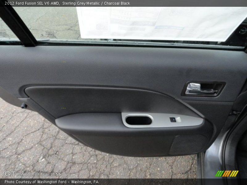 Sterling Grey Metallic / Charcoal Black 2012 Ford Fusion SEL V6 AWD