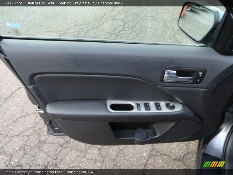 Sterling Grey Metallic / Charcoal Black 2012 Ford Fusion SEL V6 AWD