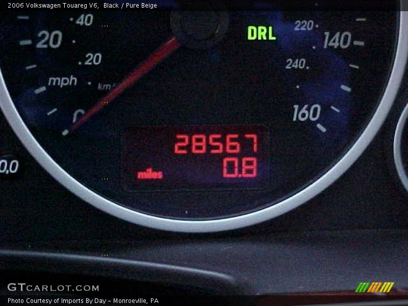 Black / Pure Beige 2006 Volkswagen Touareg V6