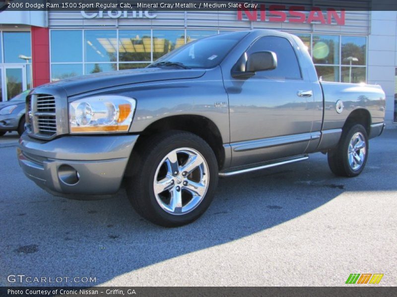 Mineral Gray Metallic / Medium Slate Gray 2006 Dodge Ram 1500 Sport Regular Cab