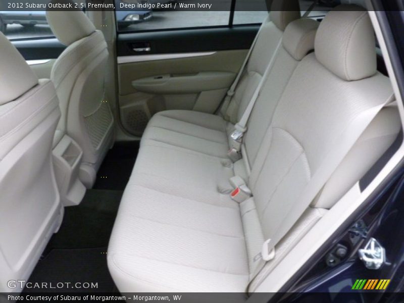 Deep Indigo Pearl / Warm Ivory 2012 Subaru Outback 2.5i Premium