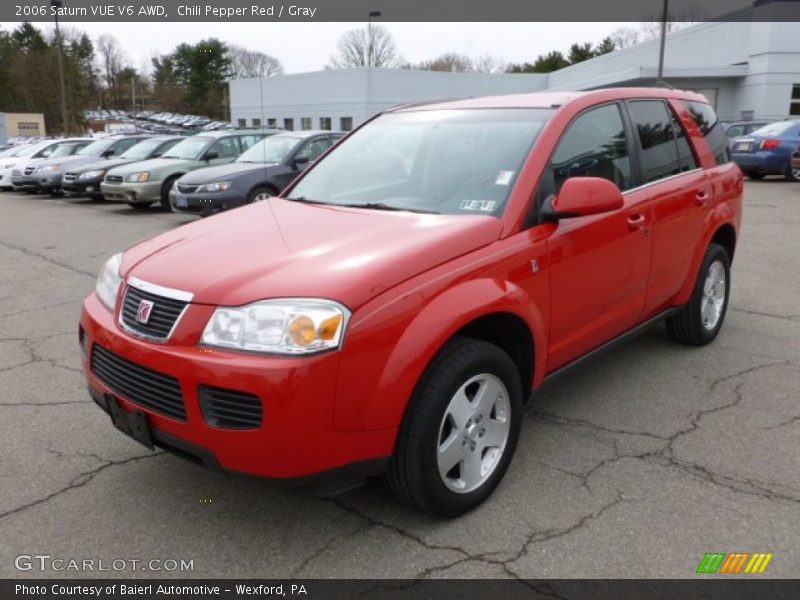 Chili Pepper Red / Gray 2006 Saturn VUE V6 AWD