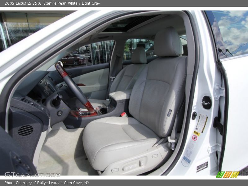 Starfire Pearl White / Light Gray 2009 Lexus ES 350