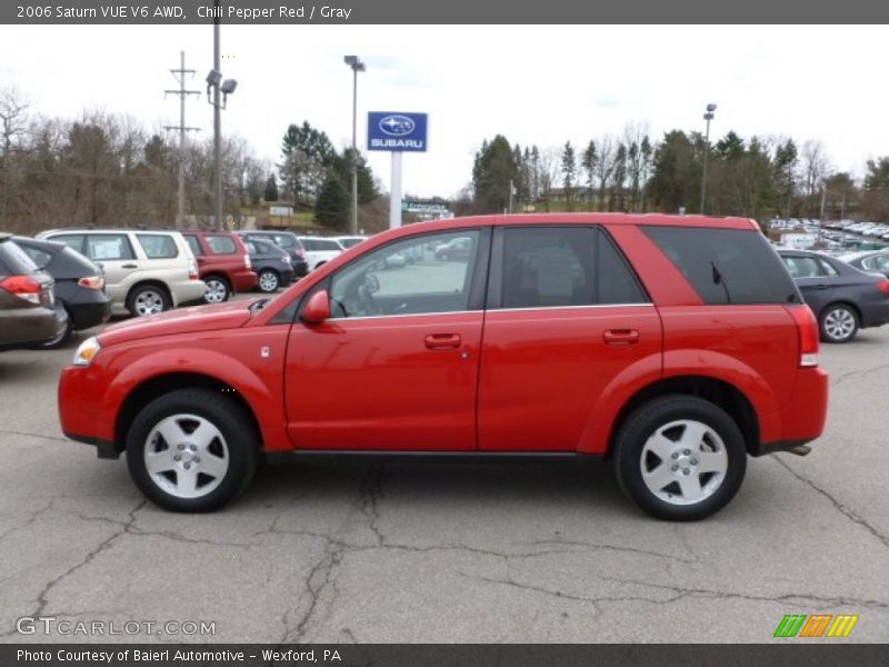 Chili Pepper Red / Gray 2006 Saturn VUE V6 AWD