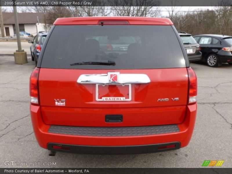 Chili Pepper Red / Gray 2006 Saturn VUE V6 AWD