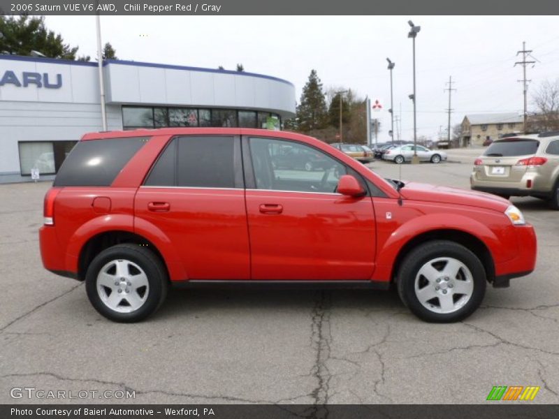 Chili Pepper Red / Gray 2006 Saturn VUE V6 AWD