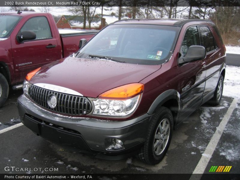 Medium Red / Dark Gray 2002 Buick Rendezvous CX