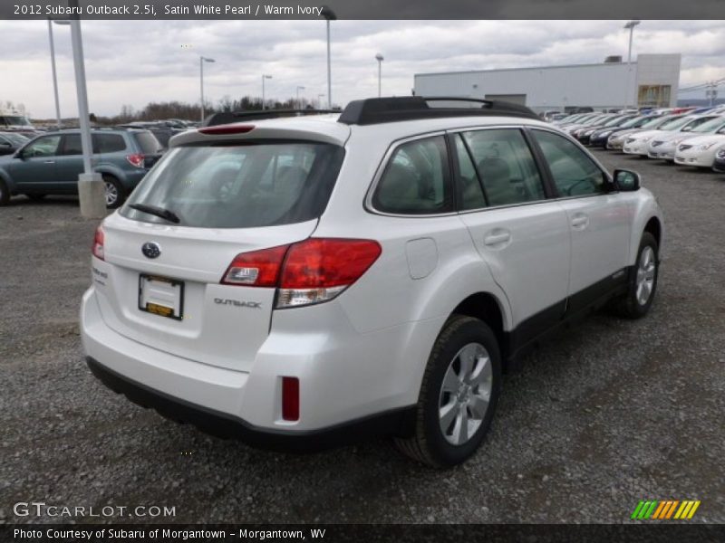 Satin White Pearl / Warm Ivory 2012 Subaru Outback 2.5i
