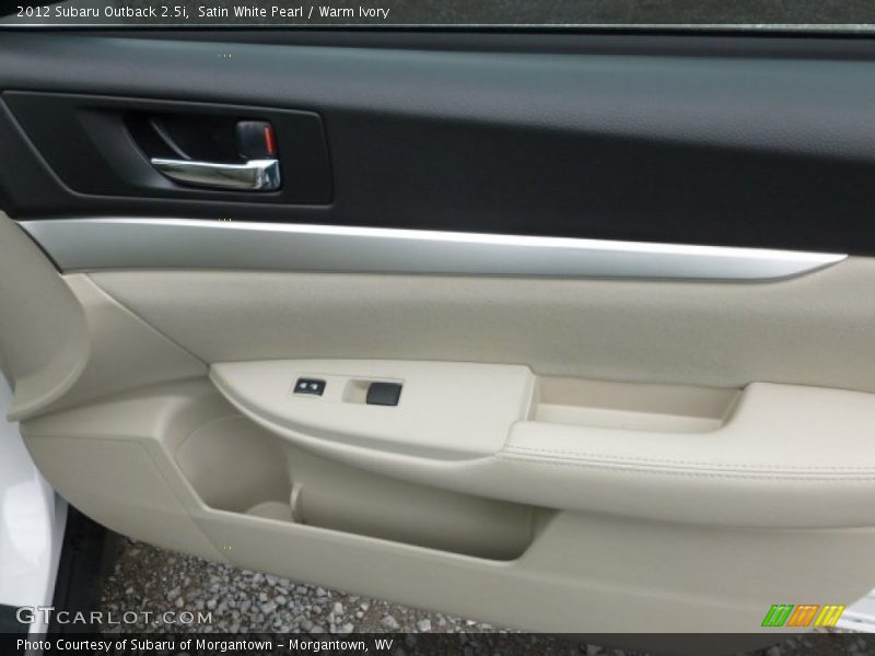 Satin White Pearl / Warm Ivory 2012 Subaru Outback 2.5i