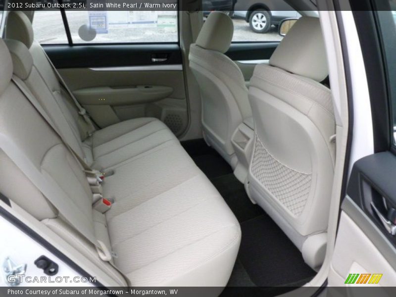 Satin White Pearl / Warm Ivory 2012 Subaru Outback 2.5i