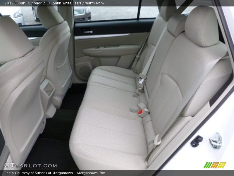 Satin White Pearl / Warm Ivory 2012 Subaru Outback 2.5i