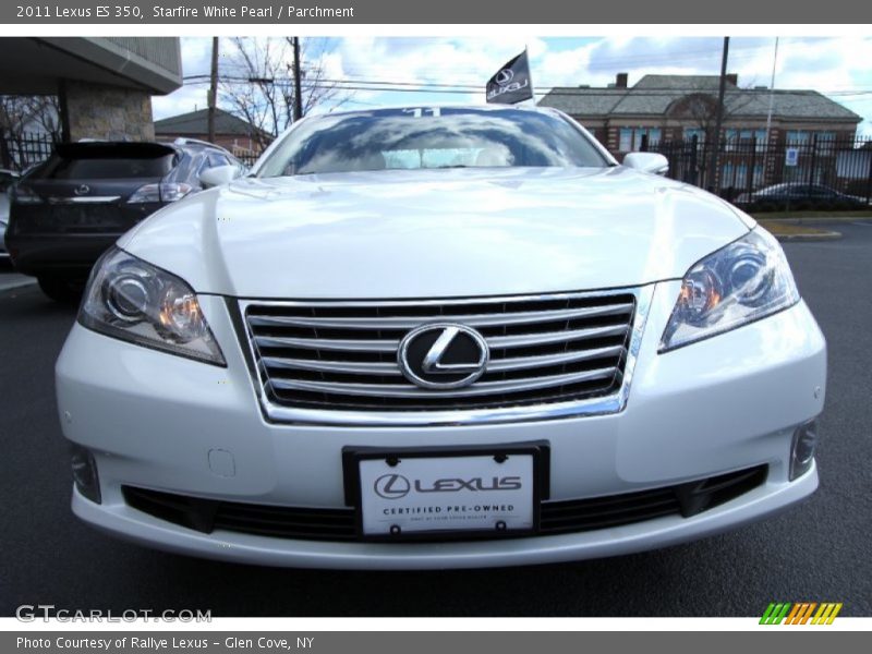 Starfire White Pearl / Parchment 2011 Lexus ES 350