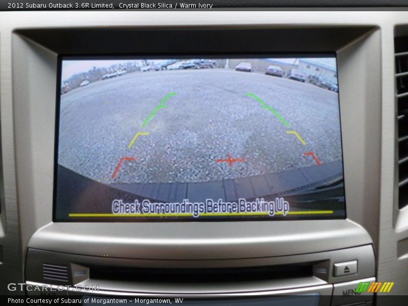 Crystal Black Silica / Warm Ivory 2012 Subaru Outback 3.6R Limited