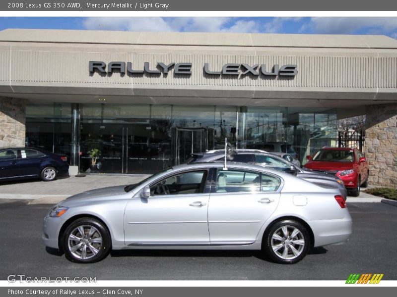 Mercury Metallic / Light Gray 2008 Lexus GS 350 AWD