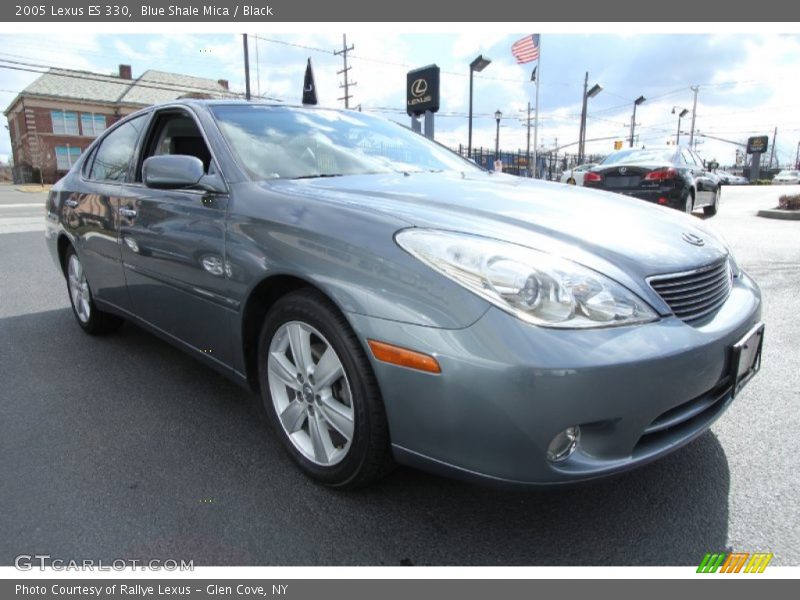 Blue Shale Mica / Black 2005 Lexus ES 330