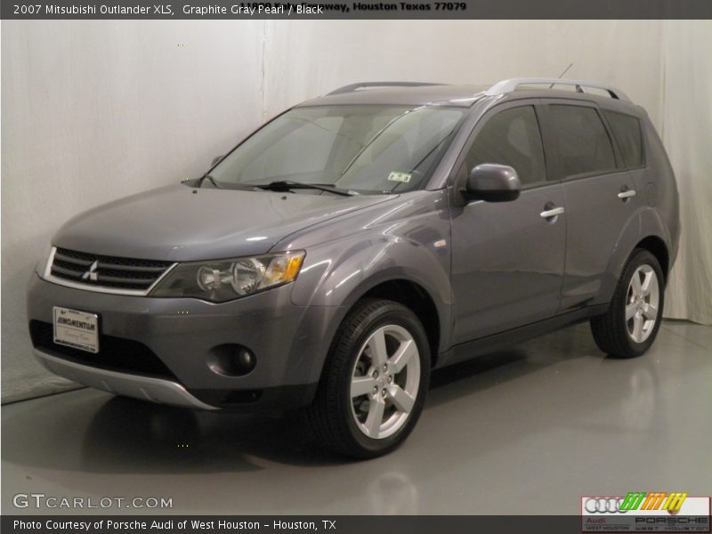 Graphite Gray Pearl / Black 2007 Mitsubishi Outlander XLS