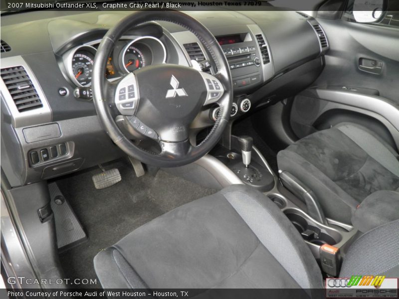 Graphite Gray Pearl / Black 2007 Mitsubishi Outlander XLS