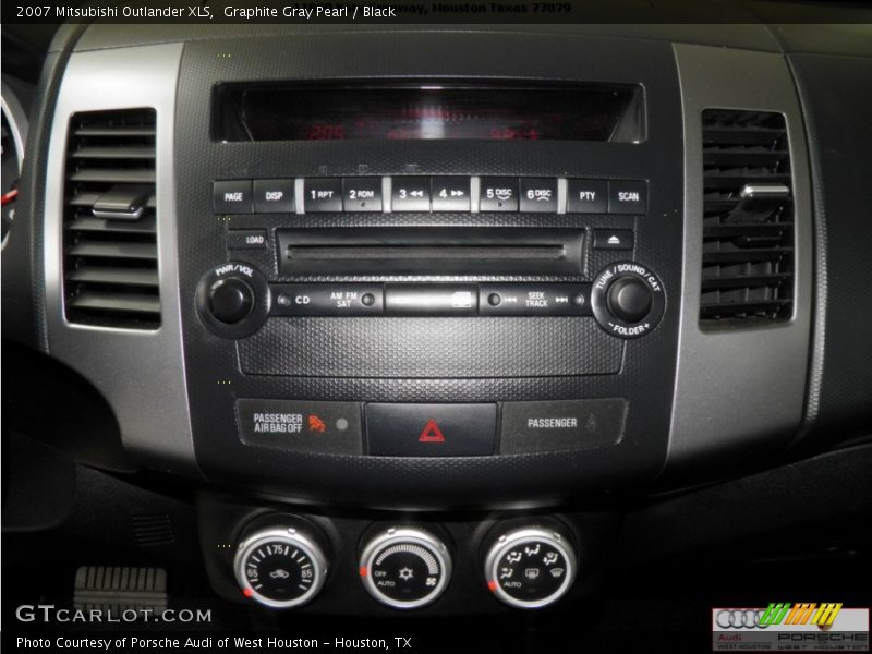 Graphite Gray Pearl / Black 2007 Mitsubishi Outlander XLS
