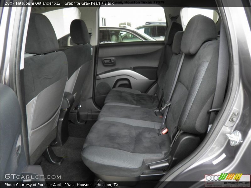 Graphite Gray Pearl / Black 2007 Mitsubishi Outlander XLS