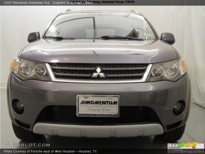 Graphite Gray Pearl / Black 2007 Mitsubishi Outlander XLS