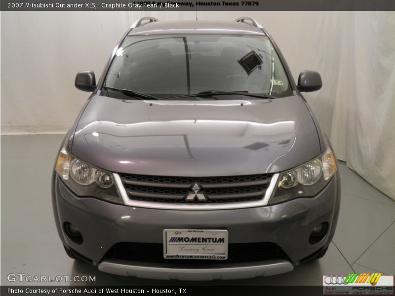 Graphite Gray Pearl / Black 2007 Mitsubishi Outlander XLS