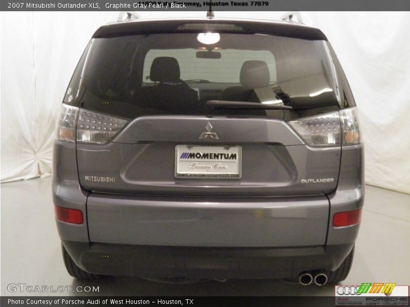Graphite Gray Pearl / Black 2007 Mitsubishi Outlander XLS
