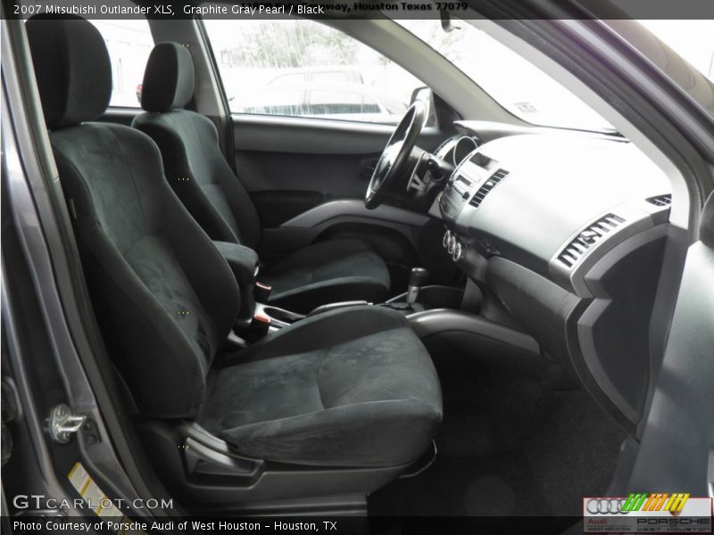 Graphite Gray Pearl / Black 2007 Mitsubishi Outlander XLS