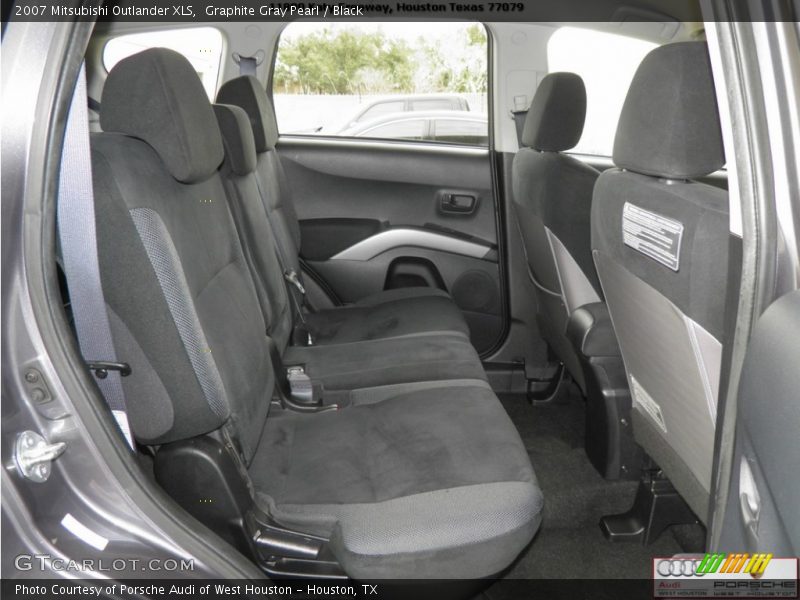 Graphite Gray Pearl / Black 2007 Mitsubishi Outlander XLS