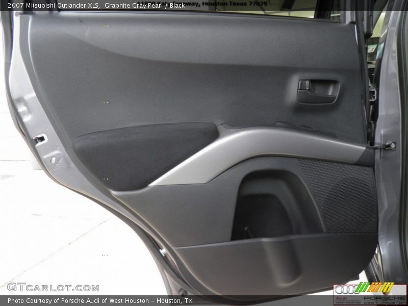 Graphite Gray Pearl / Black 2007 Mitsubishi Outlander XLS