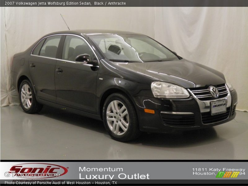 Black / Anthracite 2007 Volkswagen Jetta Wolfsburg Edition Sedan