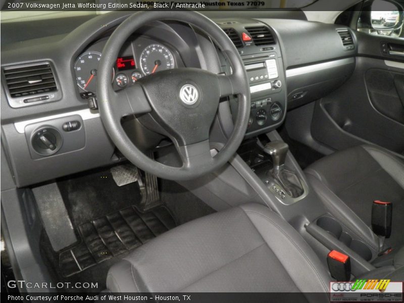 Black / Anthracite 2007 Volkswagen Jetta Wolfsburg Edition Sedan