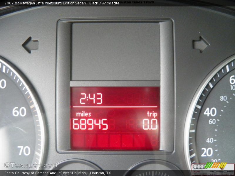 Black / Anthracite 2007 Volkswagen Jetta Wolfsburg Edition Sedan