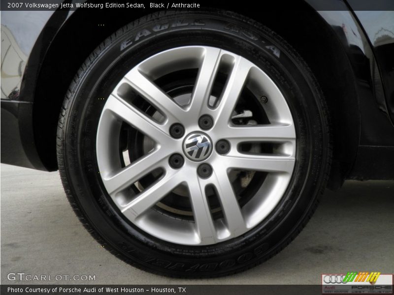 Black / Anthracite 2007 Volkswagen Jetta Wolfsburg Edition Sedan