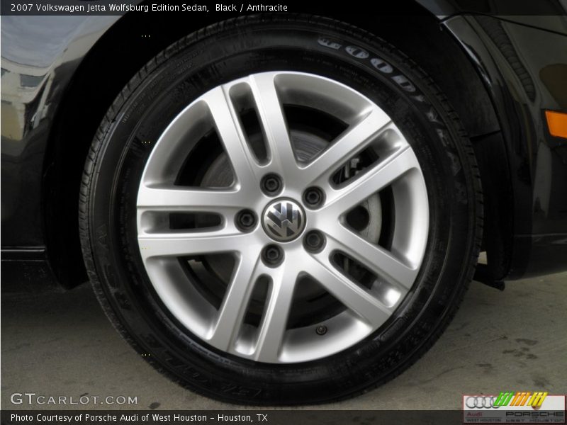 Black / Anthracite 2007 Volkswagen Jetta Wolfsburg Edition Sedan