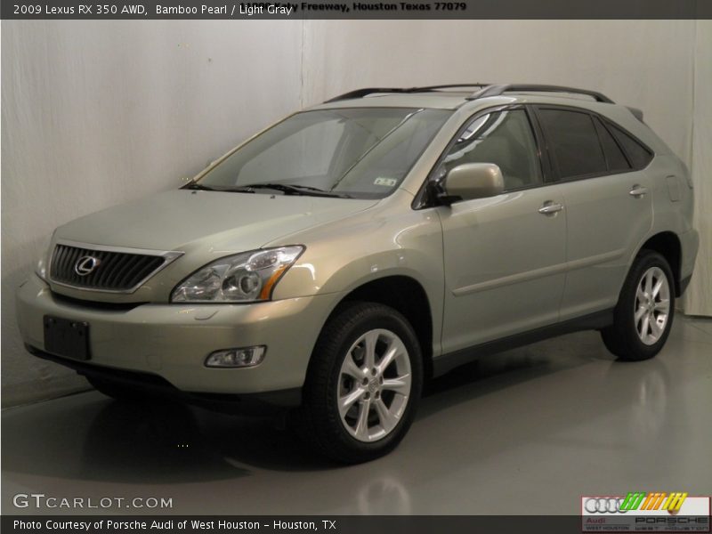 Bamboo Pearl / Light Gray 2009 Lexus RX 350 AWD